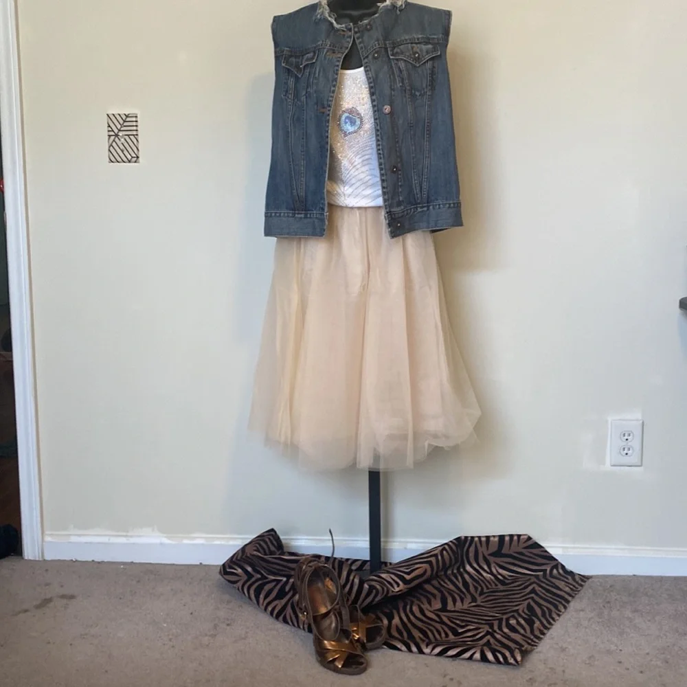 NWT WOMEN’S PRINCESS TUTU MIDI KNEE LENGTH SKIRT